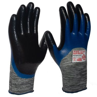 Nitrile work gloves-code 486+